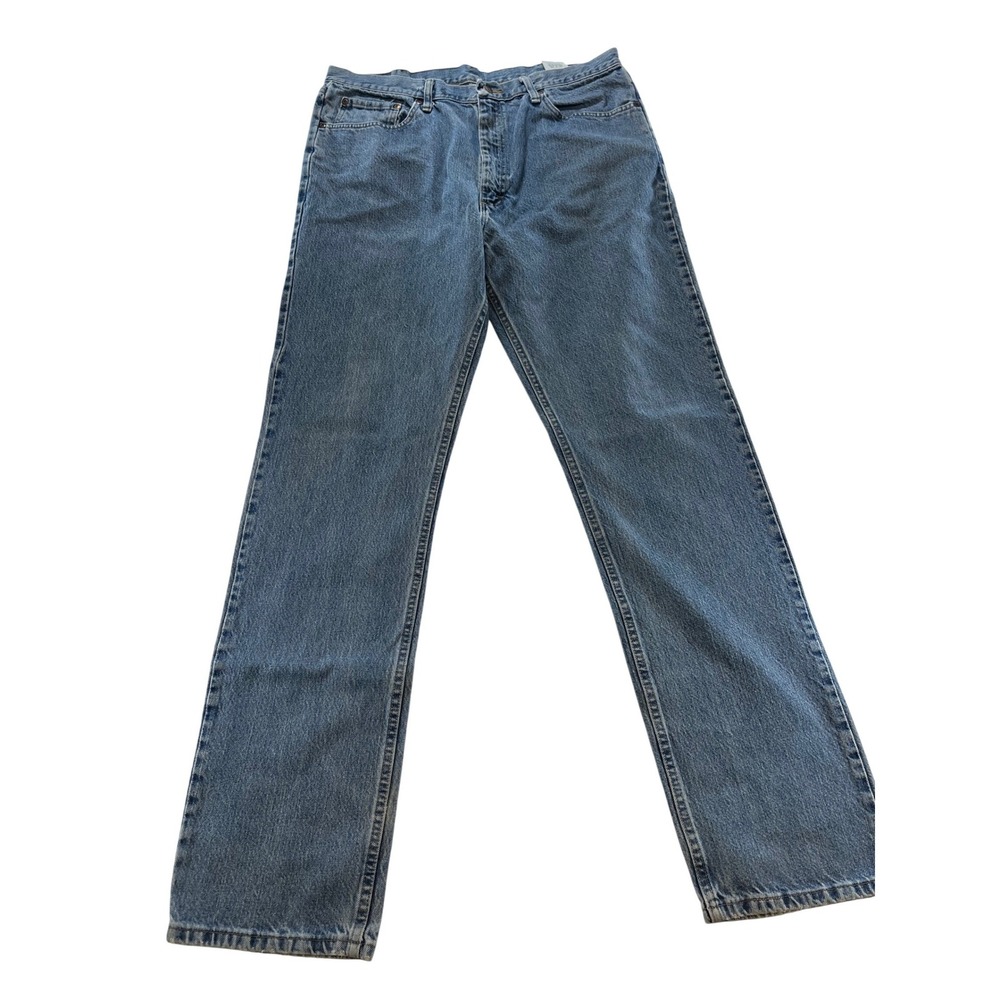Wrangler Premium Quality Mens Straight Leg‎ Jeans Blue Medium Wash 38x36 96501DS